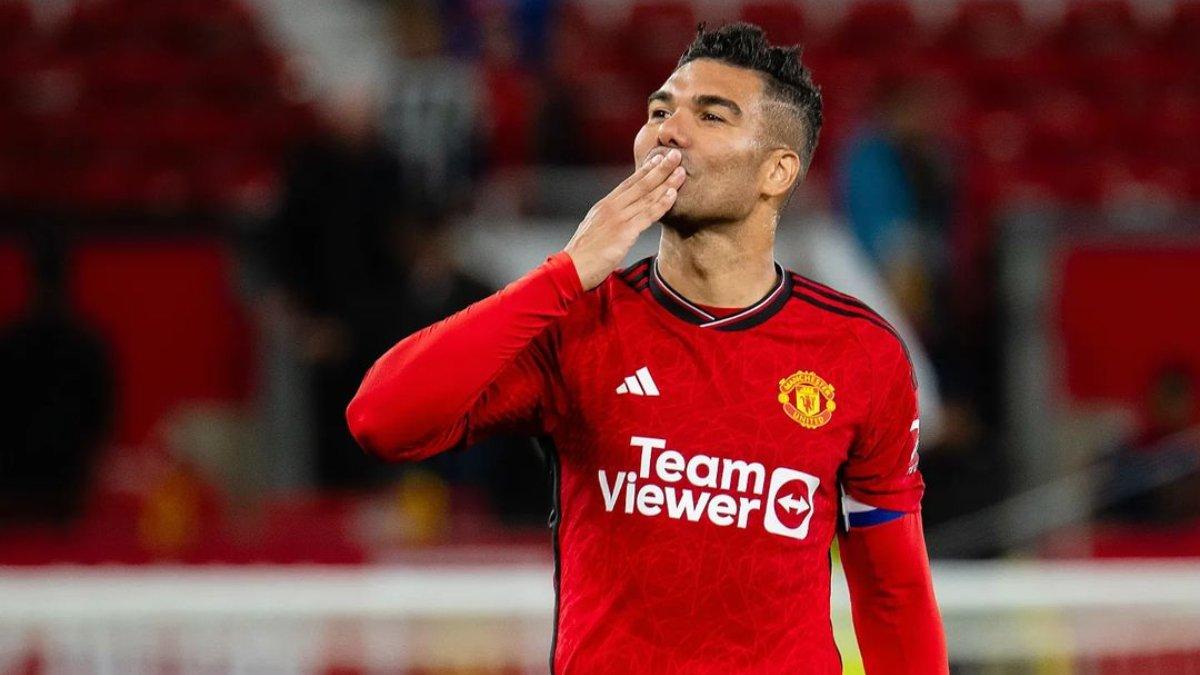 Gelandang bertahan Manchester United asal Brasil, Casemiro.