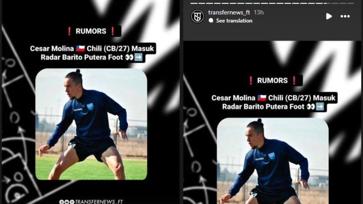 Rumor transfer sosok Cesar Molina yang masuk ke radar transfer Barito Putera jelang musim 2024/2025.