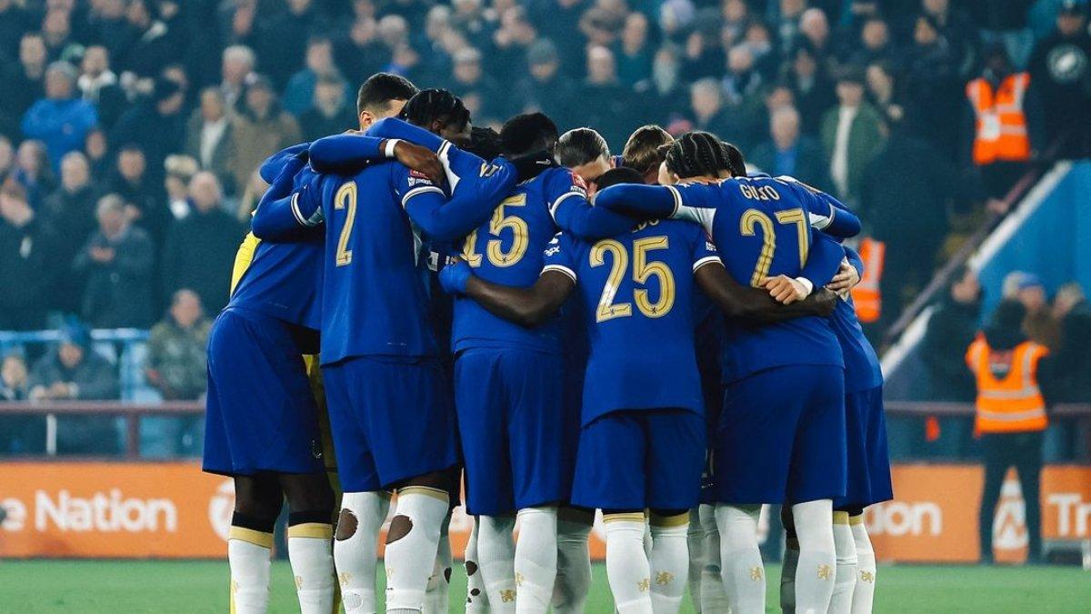 Potret skuad Chelsea di musim 2023/2024.
