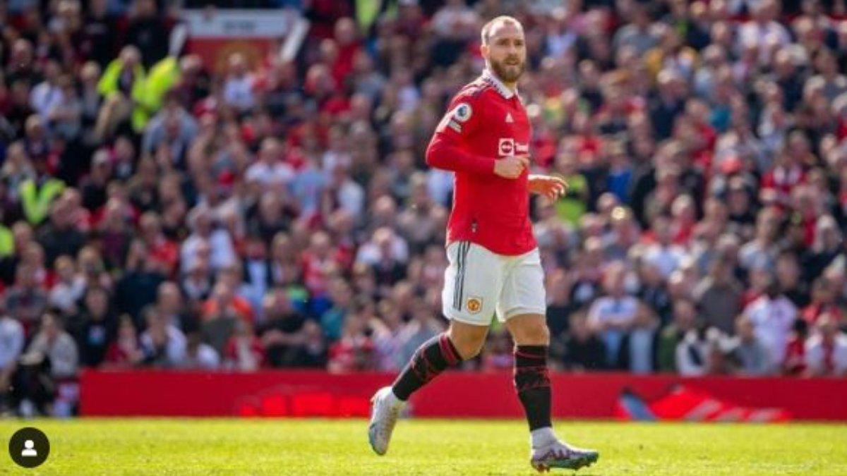 Christian Eriksen pemain Manchester United.