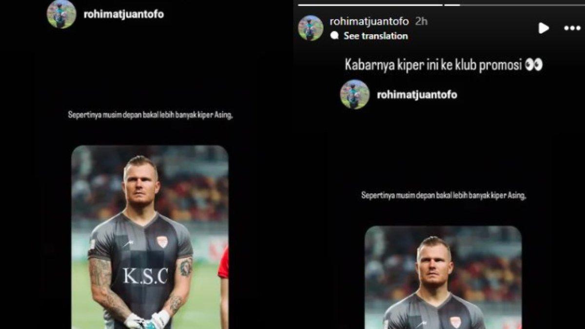 RUMOR TRANSFER - Kiper dari Austria, Christopher Knett dikabarkan masuk radar klub promosi Liga 1 2025, PSIM Yogyakarta, Bhayangkara FC, atau Persijap Jepara?