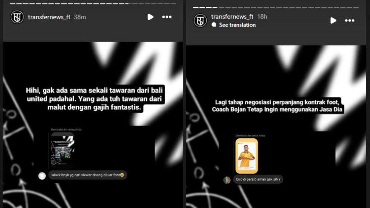 RUMOR - Persib Bandung yang tengah mengupayakan perpanjangan kontrak sang winger, yakni Ciro Alves sempat mendapat kendala dari Malut United yang menaruh godaan kepada sosok asal Brasil tersebut jelang Liga 1 2024.