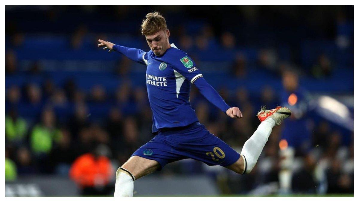 Foto Cole Palmer saat berseragam Chelsea FC