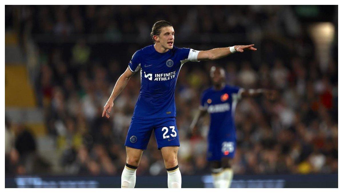 Foto Conor Gallagher saat berseragam Chelsea FC