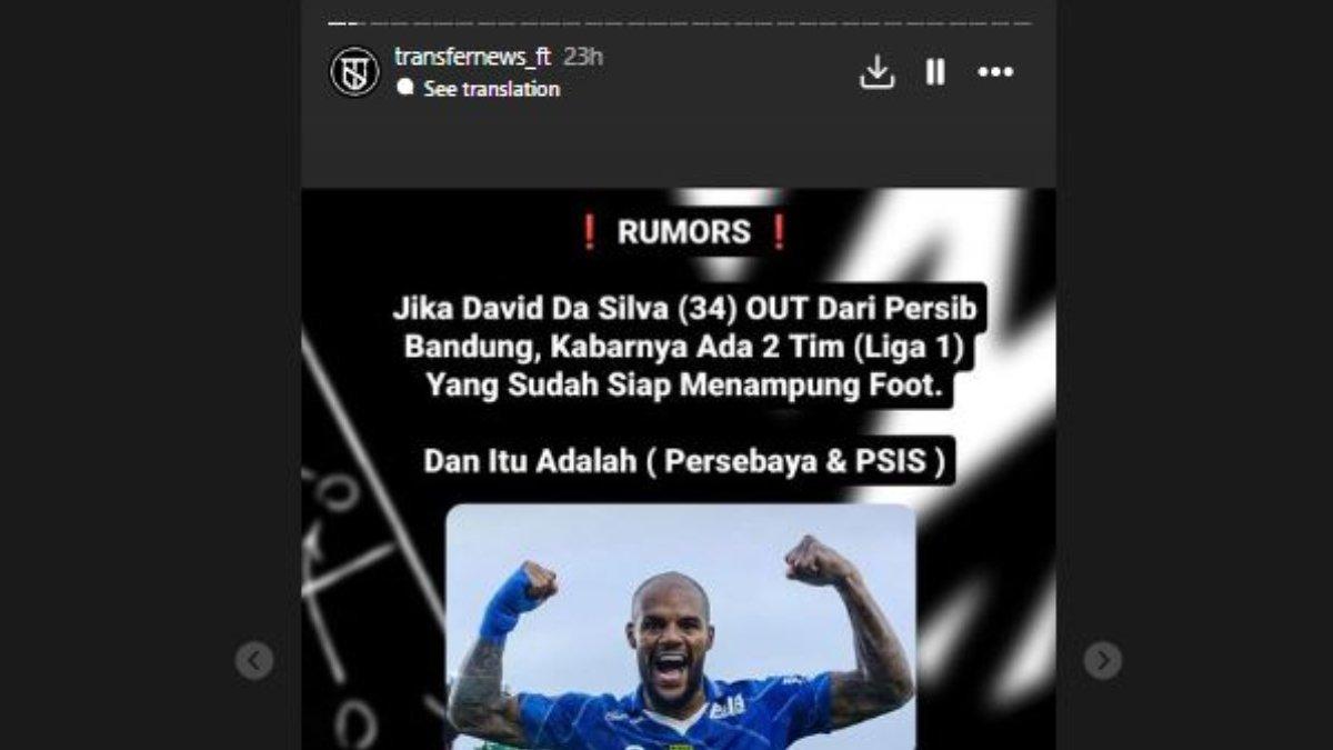 David da Silva masuk lis goda Persebaya Surabaya dan PSIS Semarang.
