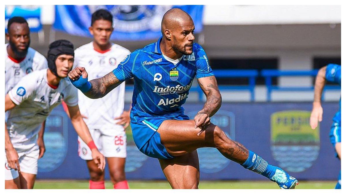 Foto David da Silva saat berseragam Persib Bandung.