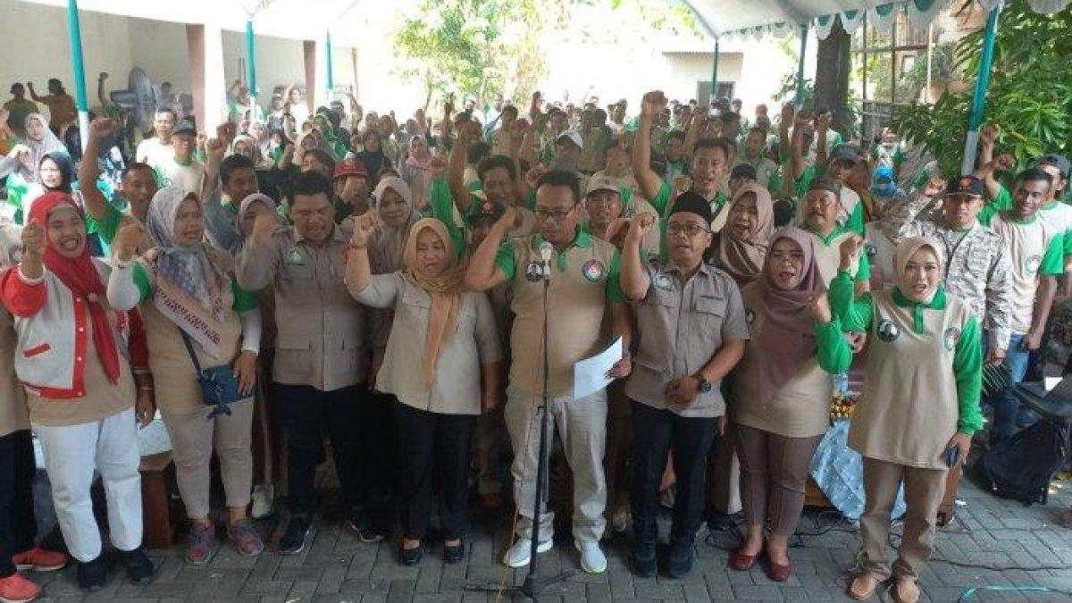 Deklarasi ratusan pedagang di Kudus dukung Prabowo 2