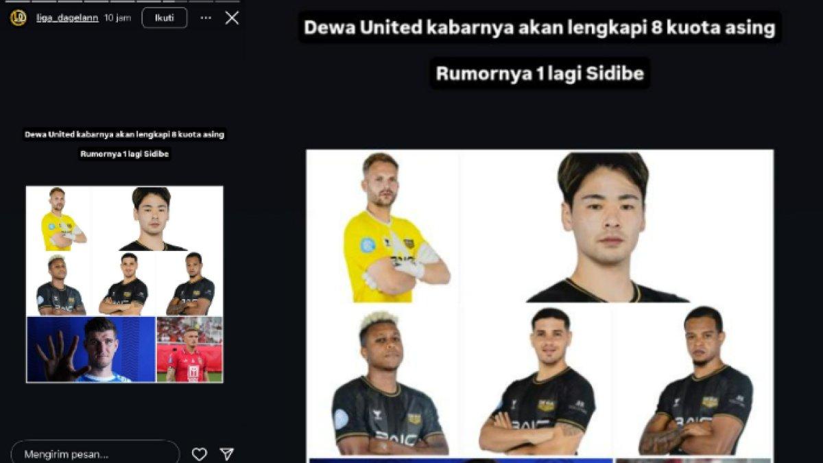 Dewa United dikabarkan sudah melengkapi pemain asing untuk musim 2025/2026.