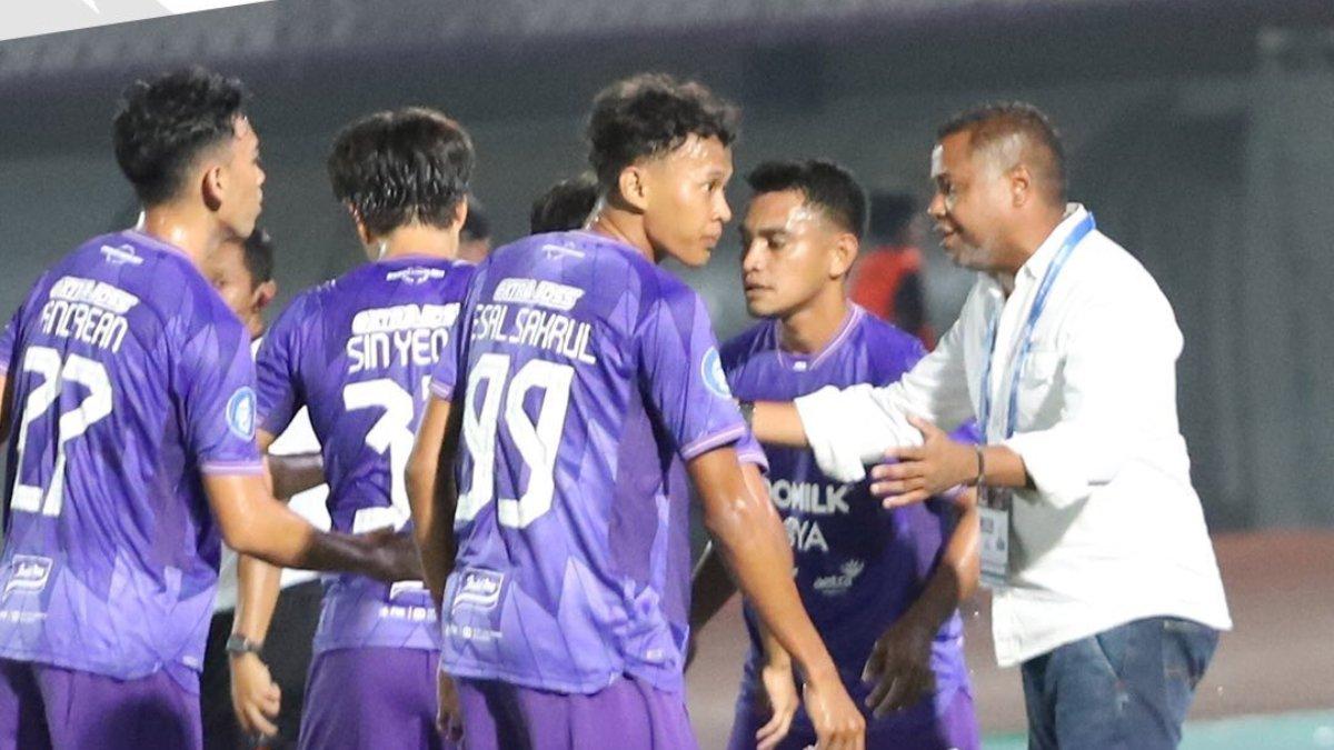 Potret Divaldo Alves saat memimpin Persita Tangerang di Liga 1 2023.