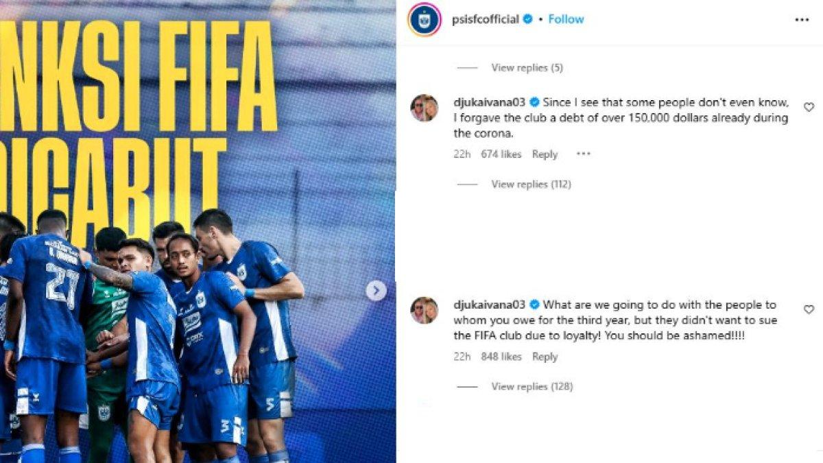 Mantan pelatih PSIS Semarang, Dragan Djukanovic terpantau sempat curhat akan haknya yang sempat tak terpenuhi di saat Laskar Mahesa Jenar sudah terbebas dari sanksi FIFA, Selasa (24/12).