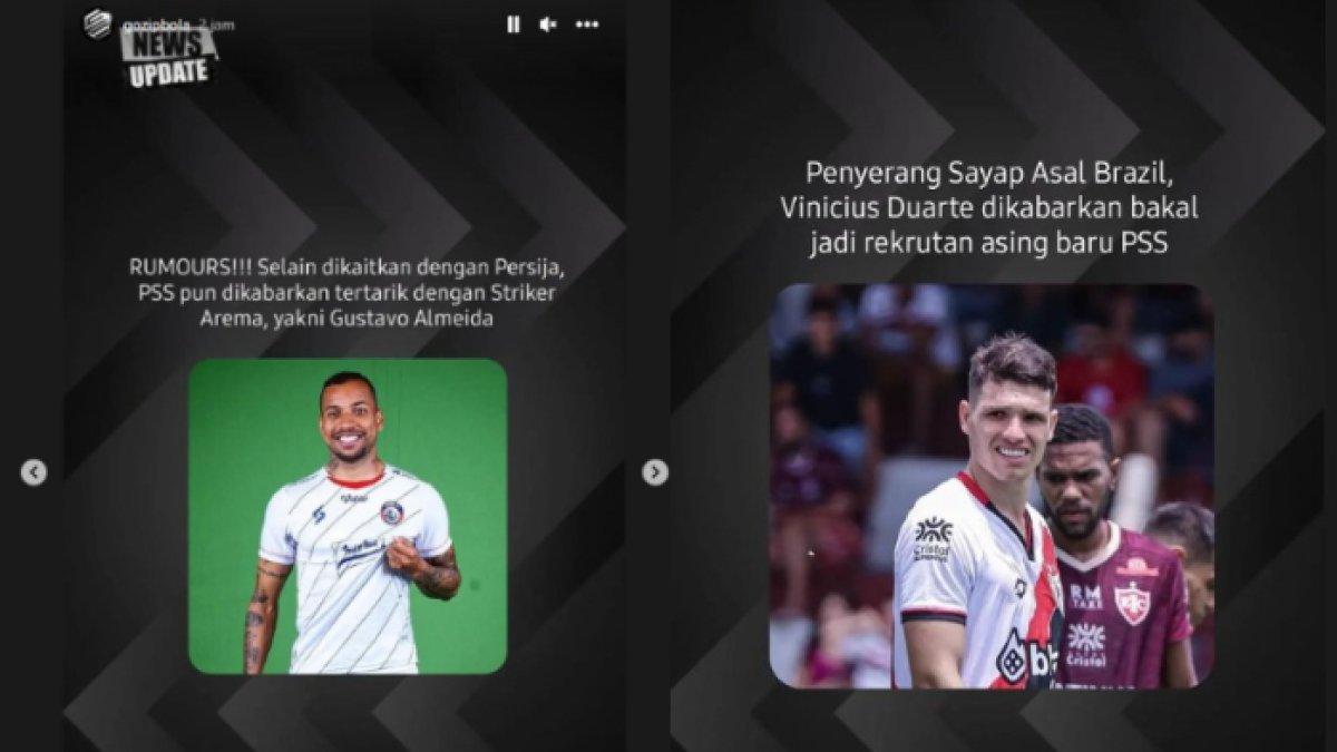 Dua pemain asal Brasil jadi bidikan PSS Sleman, Rabu 8 November 2023
