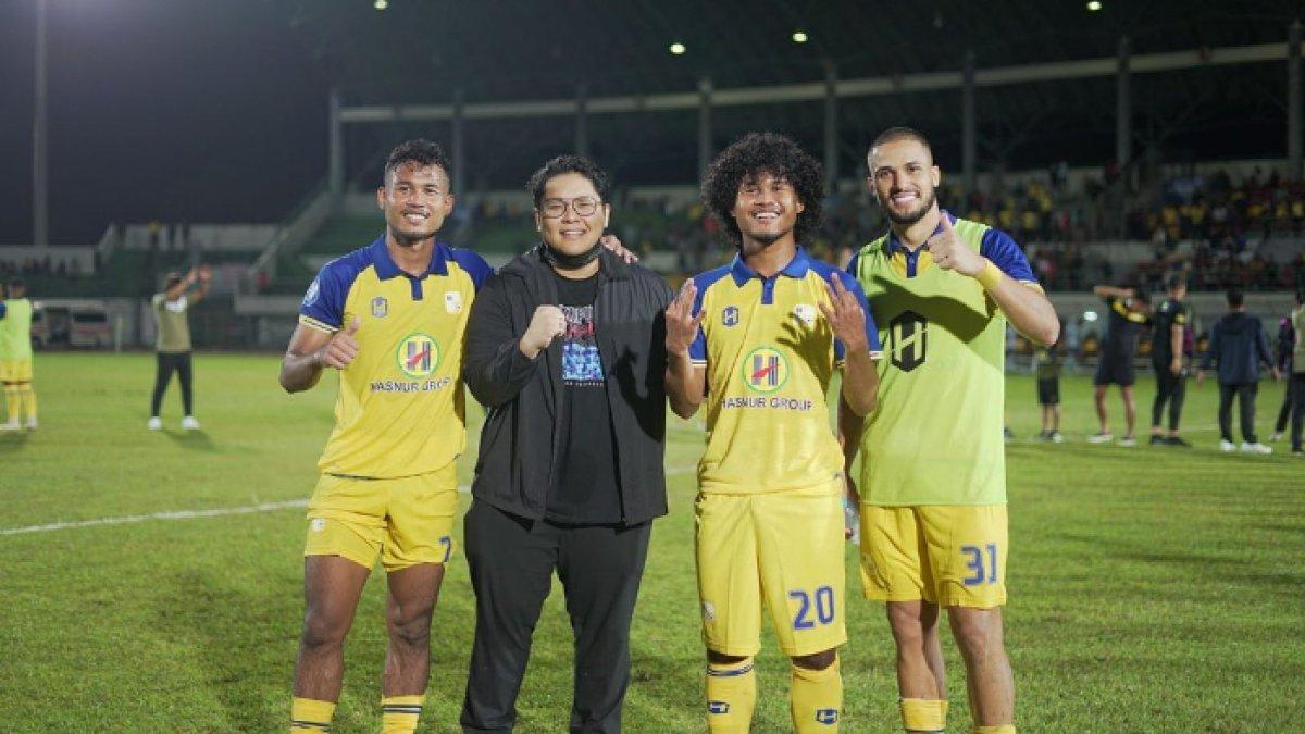 Duo pemain kembar milik Barito Putera, Bagas Kaffa dan Bagus Kahfi