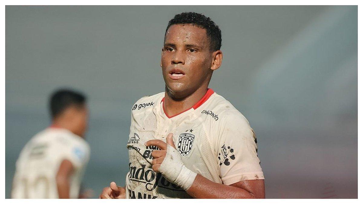 Potret Eber Bessa saat berseragam Bali United.