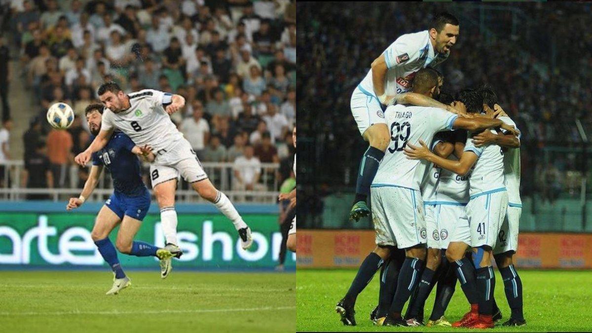Kolase foto sosok kapten Turkmenistan yang sempat membela Arema FC di Liga 1 Indonesia, Ahmet Atayev.