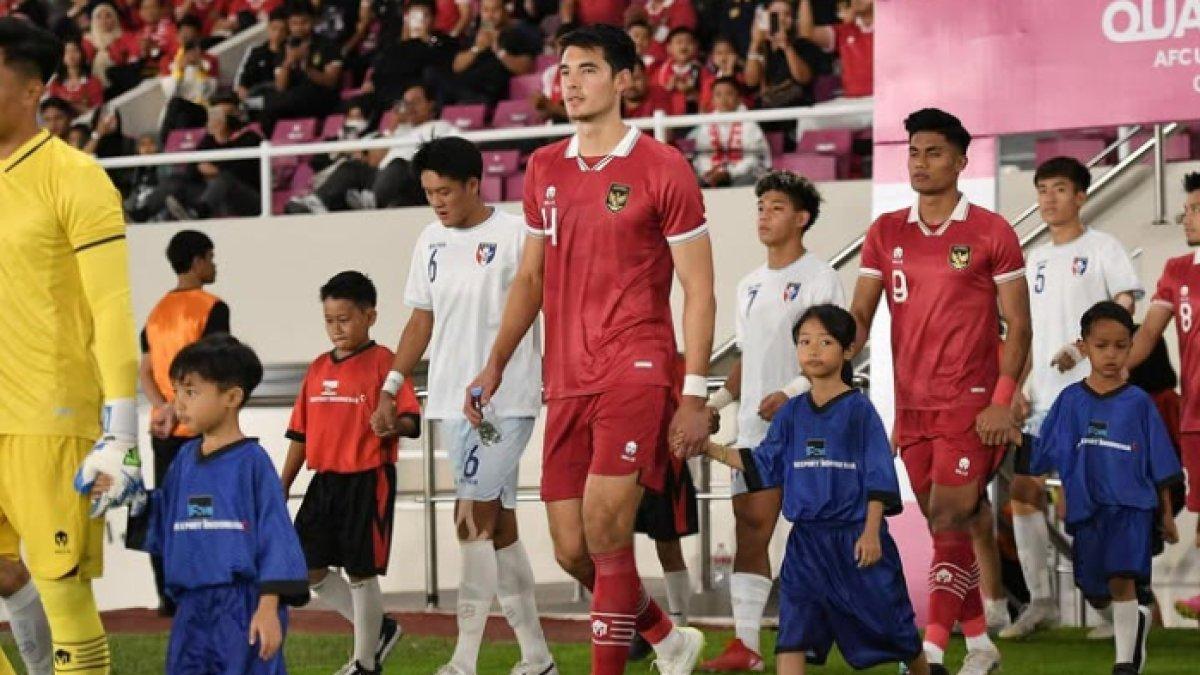 Sosok Elkan Baggott saat memperkuat Timnas Indonesia.