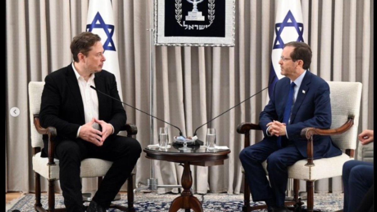 Elon Musk yang berkunjung ke Israel dan beri dukungan, Selasa (28/11/2023)