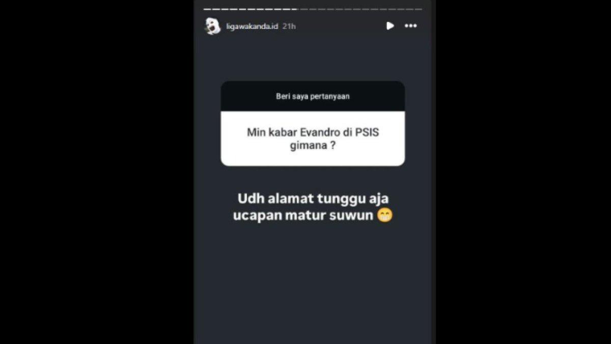 Rumor bomber PSIS Semarang, Evandro Brandao yang kabarnya segera dilepas dari Laskar Mahesa Jenar jelang putaran kedua Liga 1 2024.