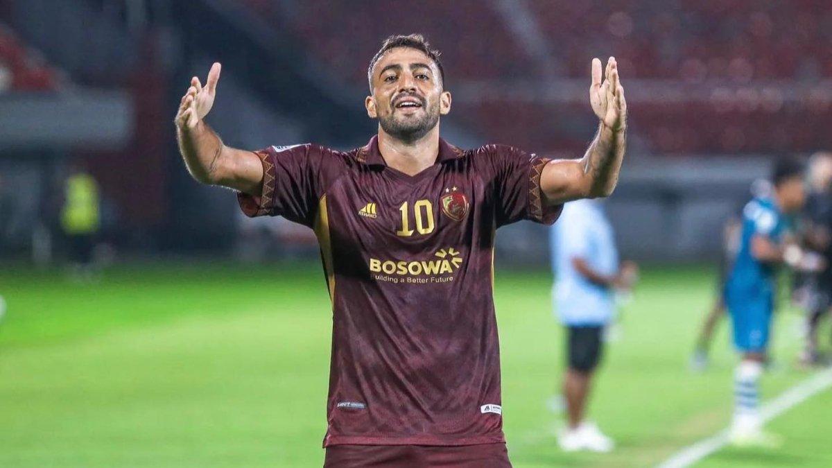 Sosok penyerang milik PSM Makassar, Everton Nascimento pada gelaran Liga 1 2023/2024.