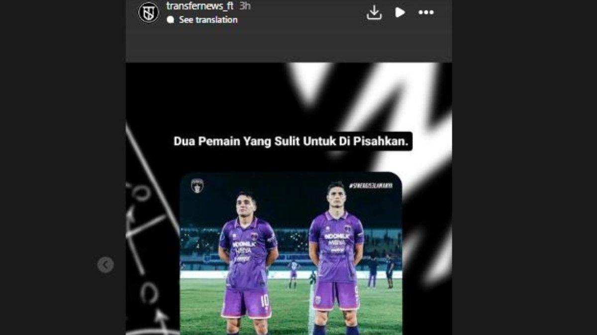 Ramiro Fergonzi dan Ezequiel Vidal semakin dekat ke Persik Kediri dari Persita Tangerang.