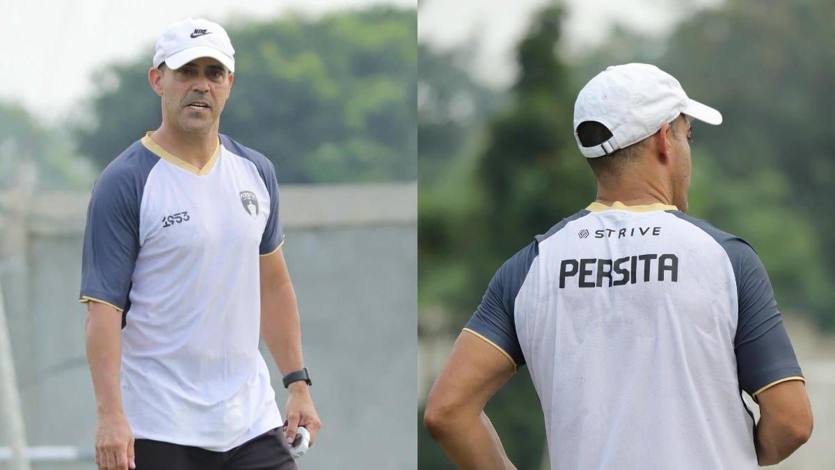 Kolase foto Fabio Lefundes mengenakan seragam pelatih Persita Tangerang. Terkini, inilah profil Fabio Lefundes, kepala pelatih Persita yang kans bungkam sang mantan, Madura United di pekan ketiga Liga 1 musim 2024/2025 pada Sabtu (24/8/2024) pukul 15.30 WIB di Stadion Gelora Bangkalan, Bangkalan, Madura, Jawa Timur.