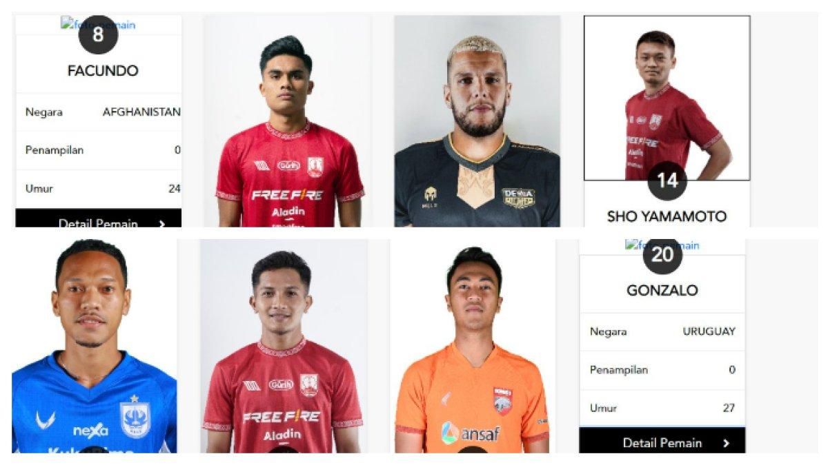 Winger asal Argentina, Facundo Aranda dan gelandang bertahan asal Uruguay, Gonzalo Andrada sudah terdaftar sebagai pemain Persis Solo di laman LIB