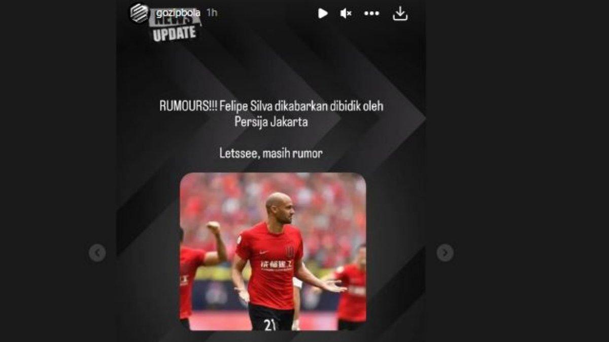 Felipe Silva masuk ke dalam lis belanja Persija Jakarta.