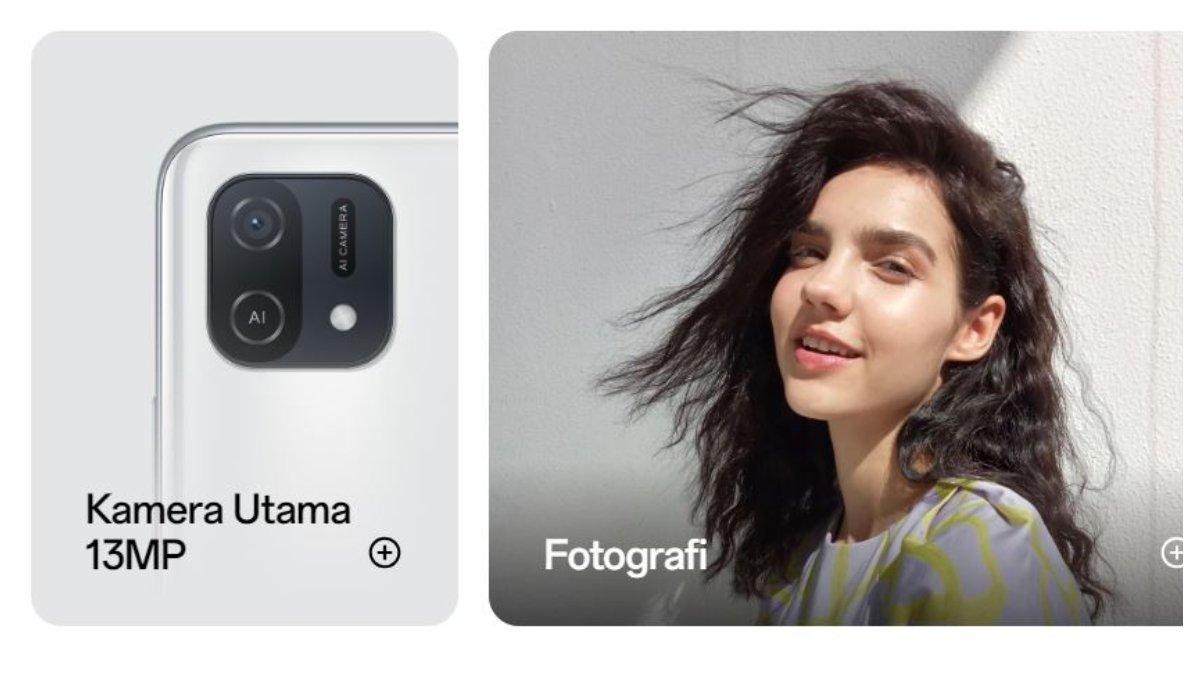 Fitur pada kamera Oppo A16k