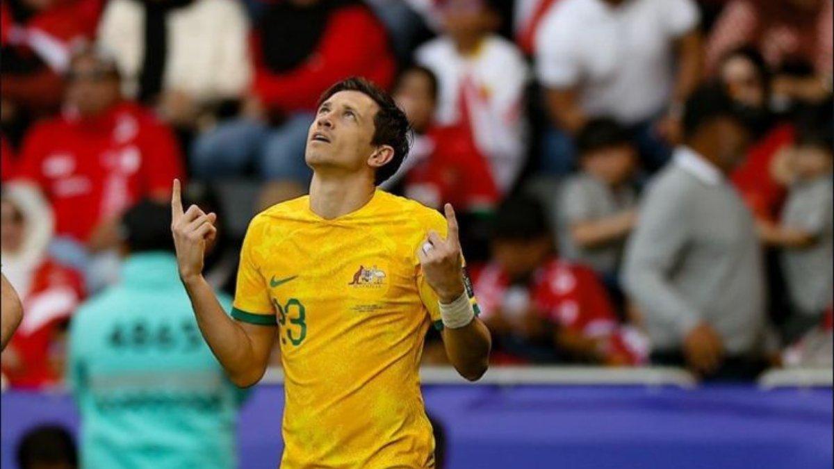 Potret Craig Goodwin, pemain sayap Timnas Australia.