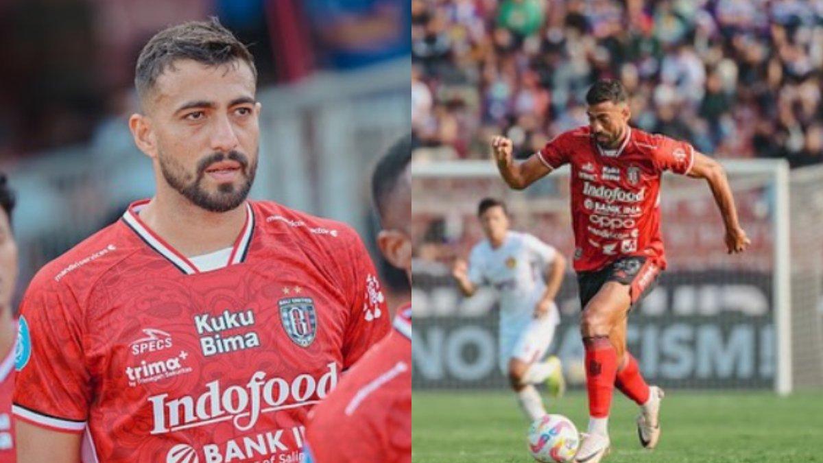 Potret Everton Nascimento saat memperkuat Bali United FC. Inilah profil Everton Nascimento,
