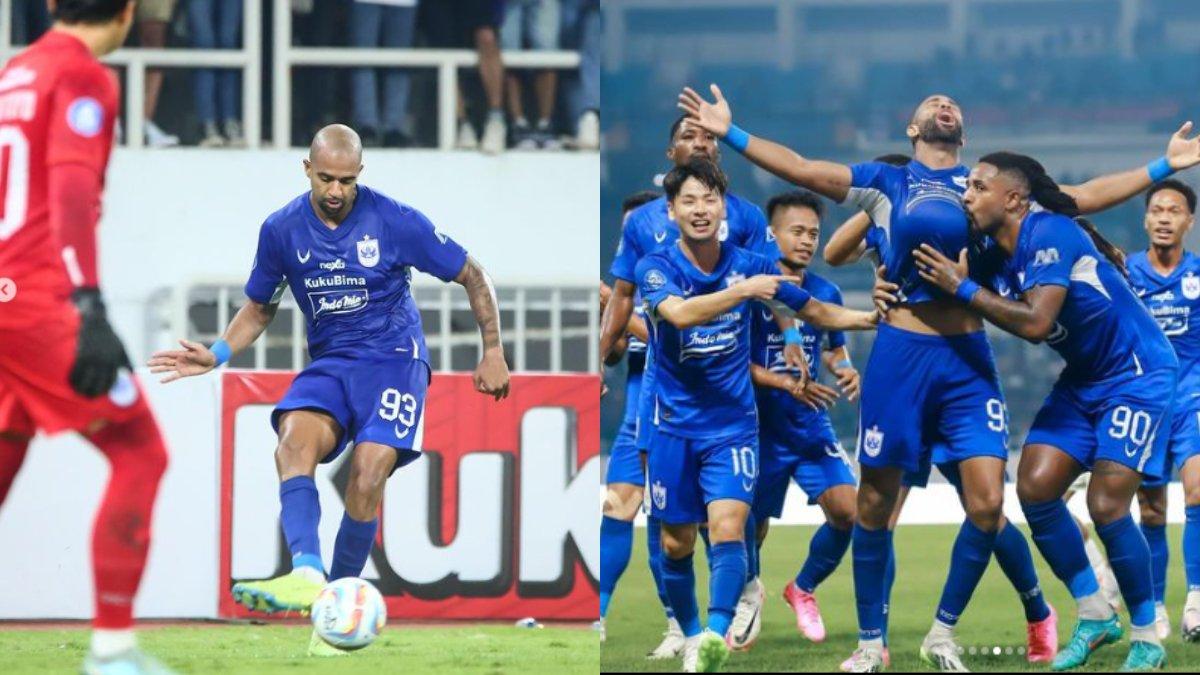 Lukas Gama alias Lucao, bek tengah PSIS Semarang yang lesakkan gol bunuh diri pada Laga kontra Persib Bandung, Selasa (27/2/2024).