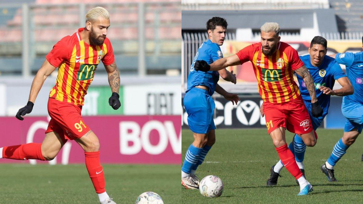 Foto Maxuell Samurai dan potret Maxuell Samurai saat bermain bela Birkirkara FC.