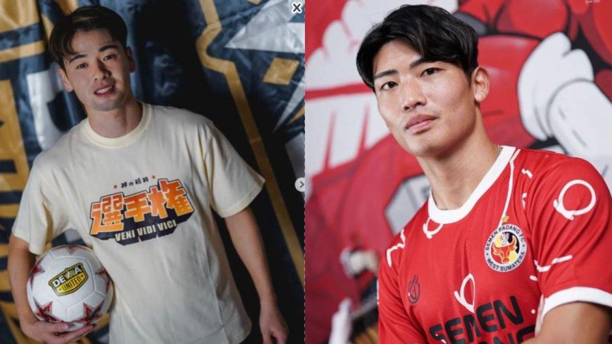 Kolase foto (kiri) Taisei Marukawa (kanan) Ryohei Michibuchi. pemain asal Jepang yang akan bersaing di Liga 1 musim depan