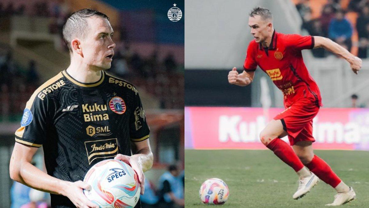 Potret Maciej Gajos saat memperkuat Persija Jakarta.