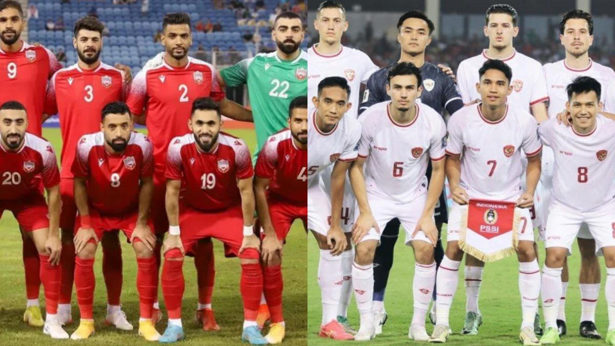 Potret kesebelasan Timnas Bahrain dan Timnas Indonesia yang akan berlaga di Kualifikasi Piala Dunia 2026 ronde ketiga.