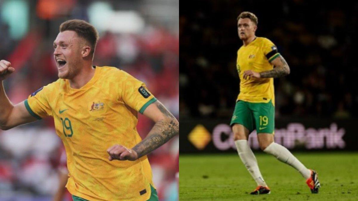 Potret Harry Souttar saat memperkuat Timnas Australia. Inilah