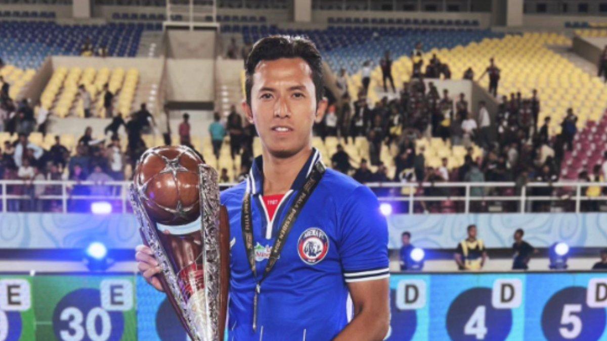 Potret Shulton Fajar saat berseragam Arema FC. Inilah
