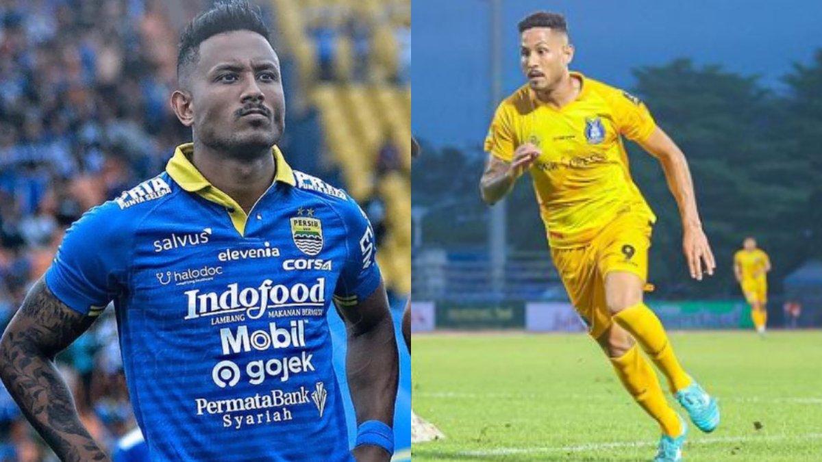 Potret Wander Luiz saat memperkuat Persib Bandung (kiri) dan Chanthaburi FC (kanan). Inilah