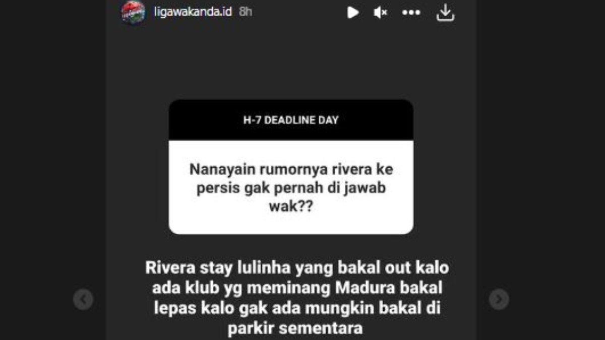 Francisco Rivera Stay di Madura United 2
