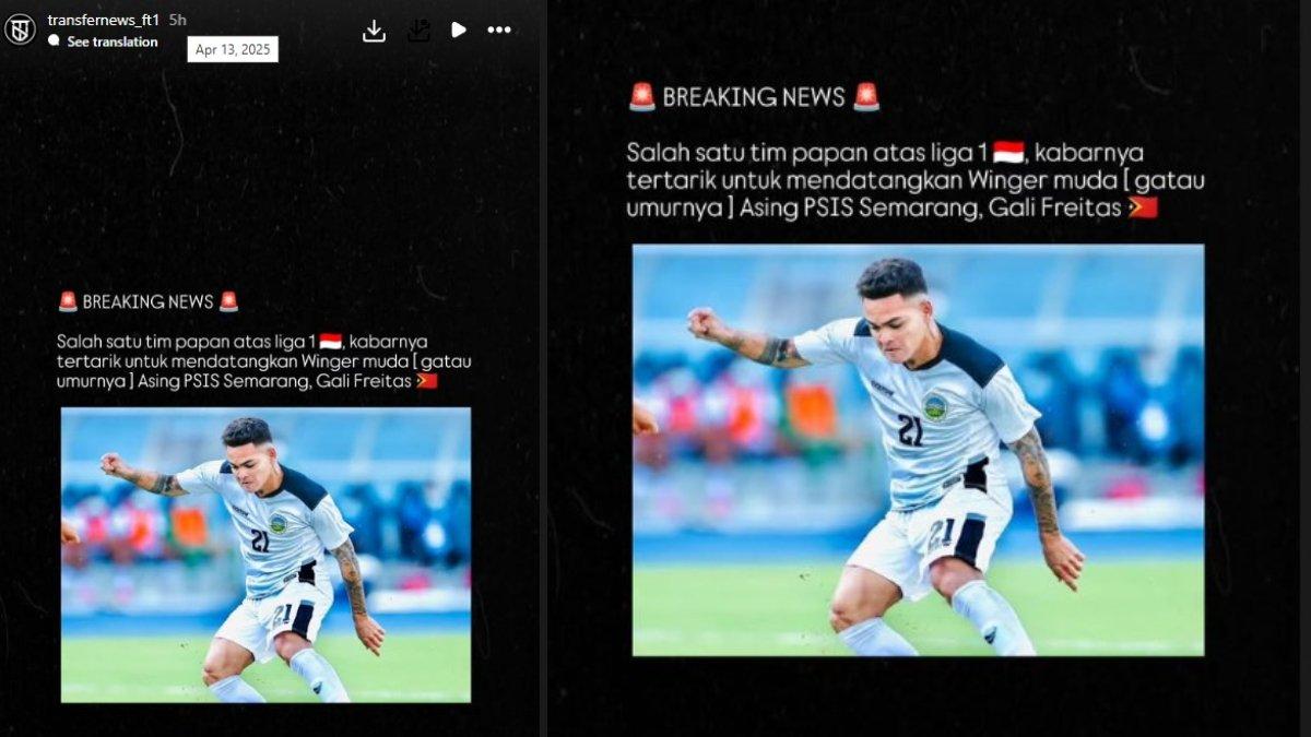 RUMOR PSIS SEMARANG - Winger PSIS Semarang, Gali Freitas kabarnya masuk incaran tim papan atas Liga 1.