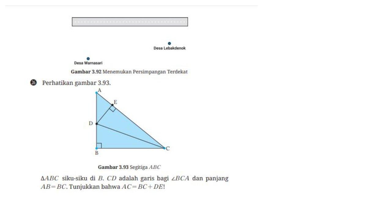 Berikut gambar untuk soal nomor 25 dan 26 halaman 209.