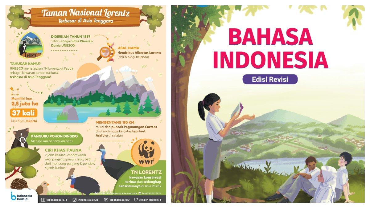 Gambar 1.9 Infograik Taman Nasional Lorentz