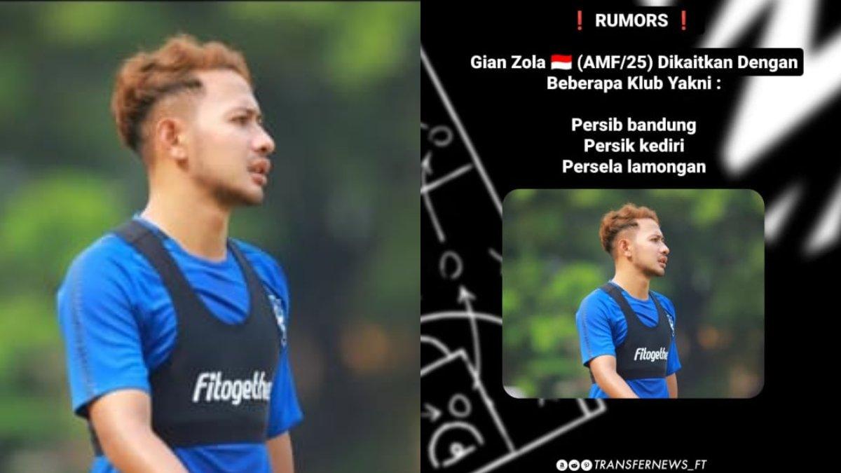 Gian Zola, Persib, Persik dan Persela 22