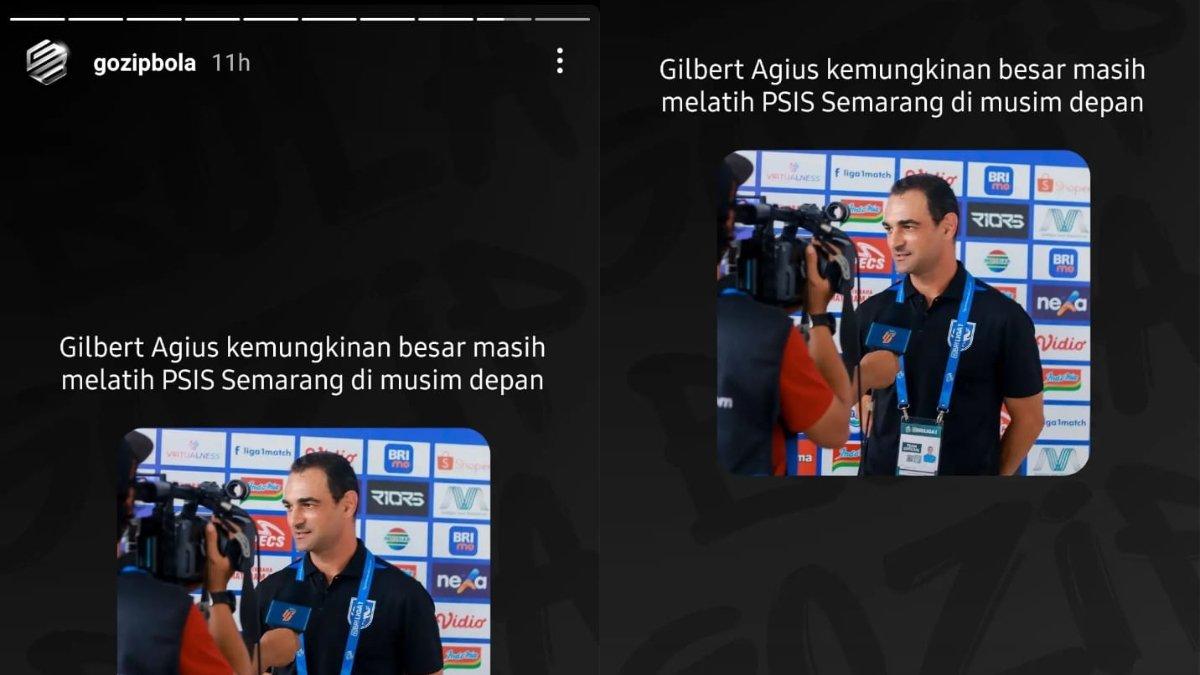 Rumor dipertahankannya Gilbert Agius oleh PSIS Semarang jelang musim 2024/2025, Selasa, 7 Mei 2024.