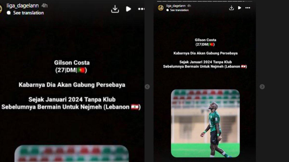 Gelandang bertahan Portugal, Gilson Costa masuk ke dalam lis belanja Persebaya Surabaya.