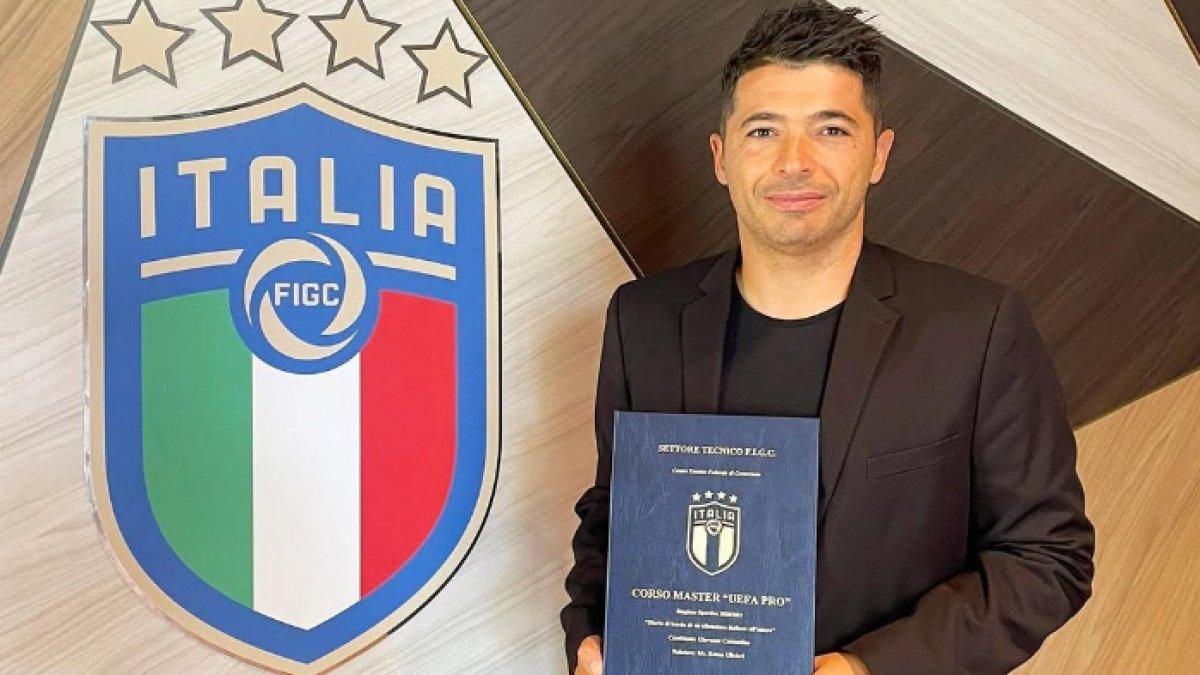 RUMOR PELATIH - Sosok pelatih asal Italia, Giovanni Constantino saat merampungkan kursus kepelatihan UEFA Pro. Giovanni Constantino kini dikaitkan dengan tiga klub promosi Liga 1 2025, yakni PSIM Yogyakarta, Bhayangkara FC, dan Persijap Jepara pada rumor yang beredar pada Minggu (31/3).