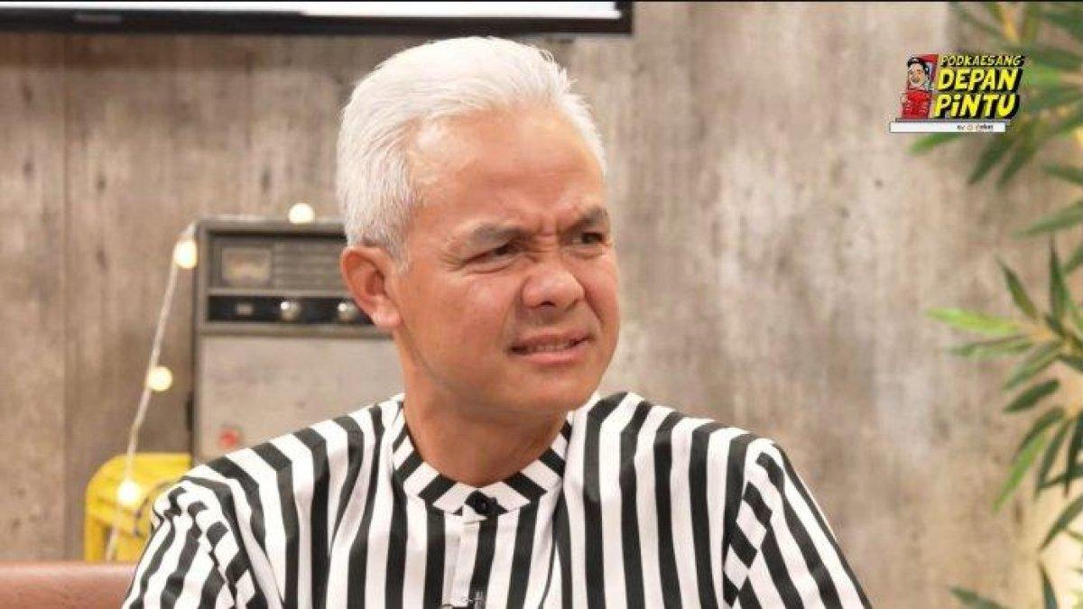 Gubernur Jawa Tengah (Jateng) Ganjar Pranowo.