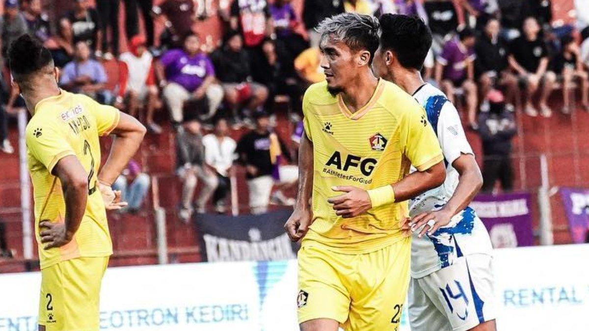Gunawan Dwi Cahyo saat berkostum Persik Kediri di gelaran Liga 1 2023/2024.