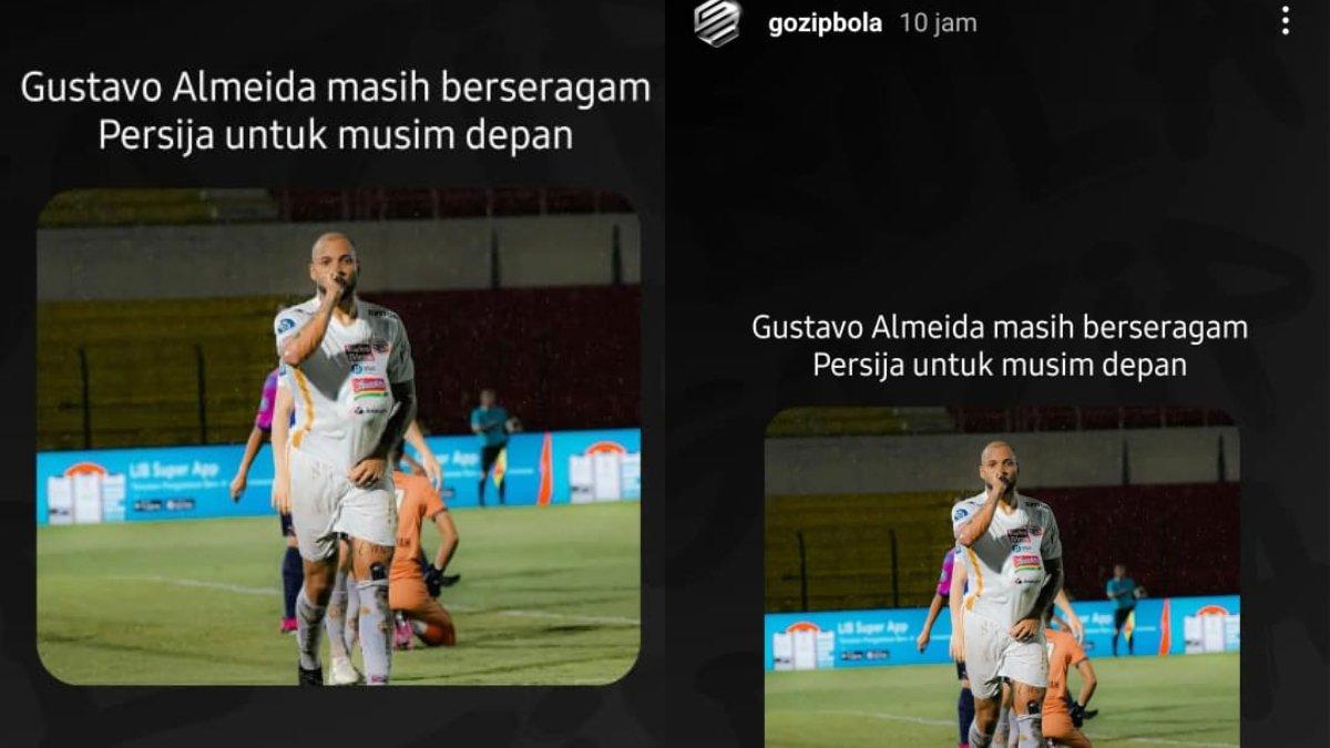Gustavo Almeida dikabarkan dipermanenkan oleh Persija Jakarta.