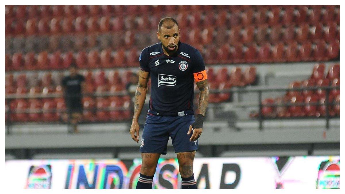 Foto Gustavo Almeida saat berseragam Arema FC