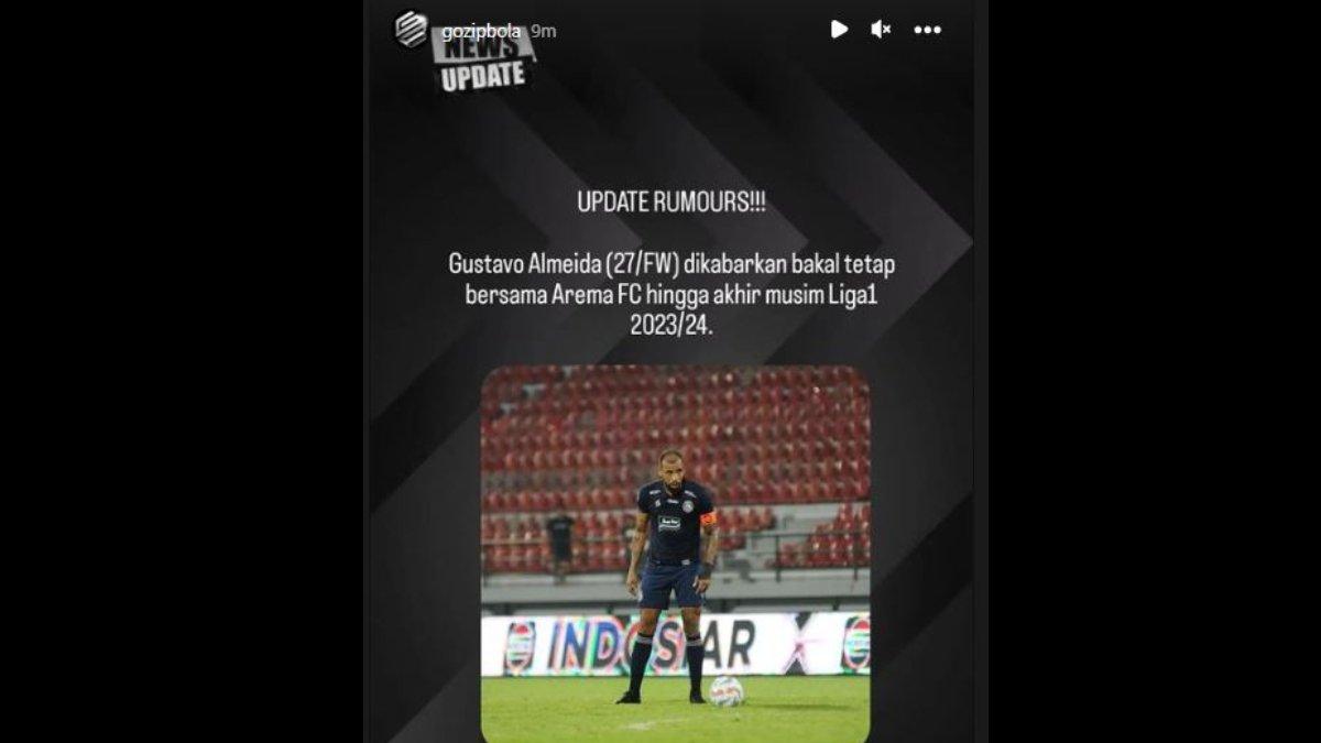 Santer dikabarkan merapat ke Persebaya Surabaya, Gustavo Almeida kini hampir dipastikan bertahan di Arema FC, Jumat 13 Oktober 2023.